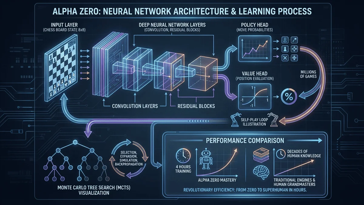 AlphaZero神經網路架構圖