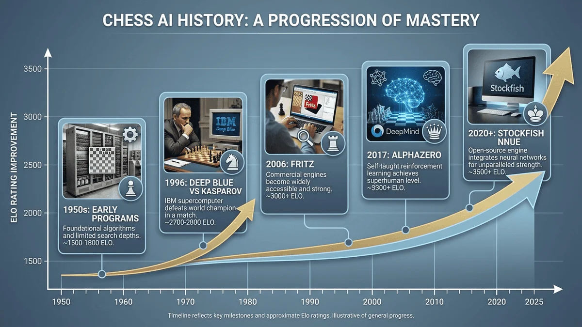 西洋棋AI發展歷史時間線