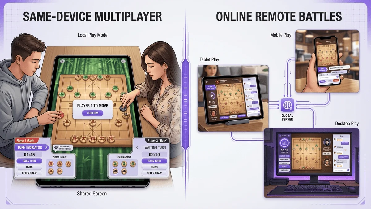 雙人對弈模式教學