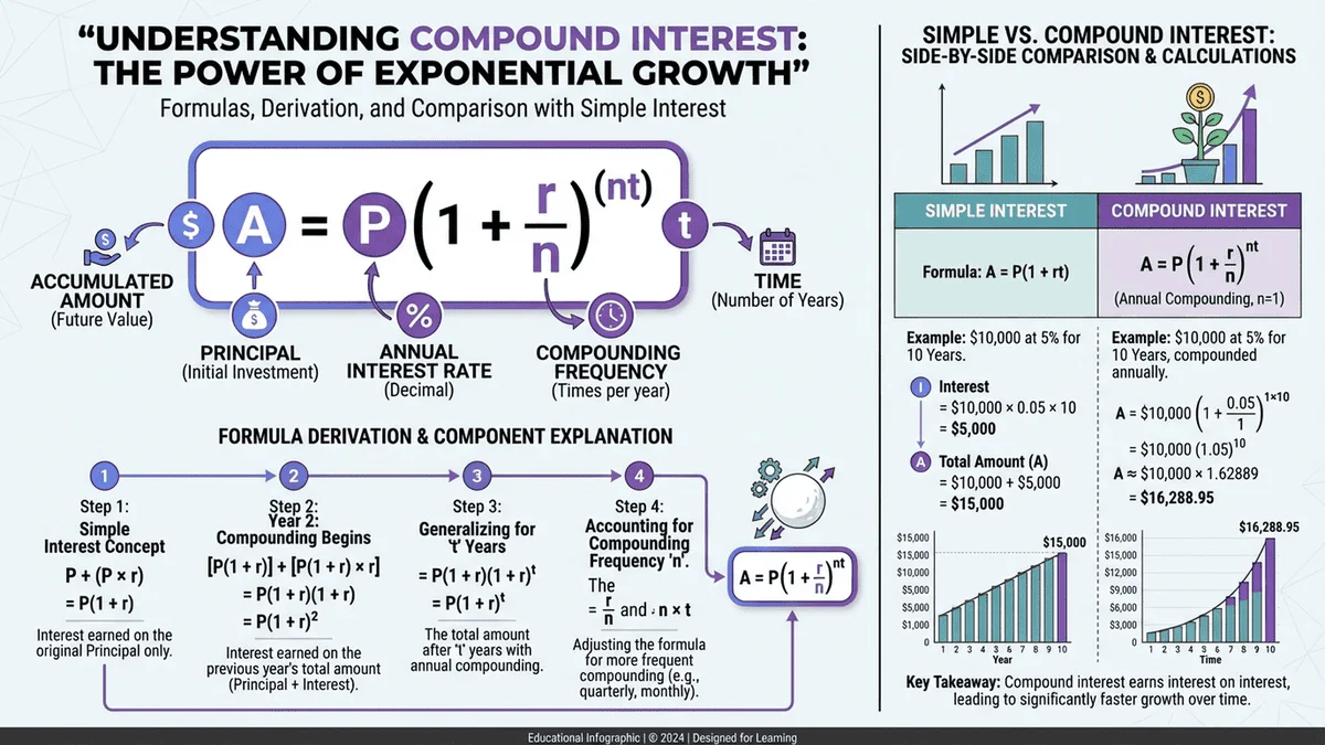 複利計算公式和推導