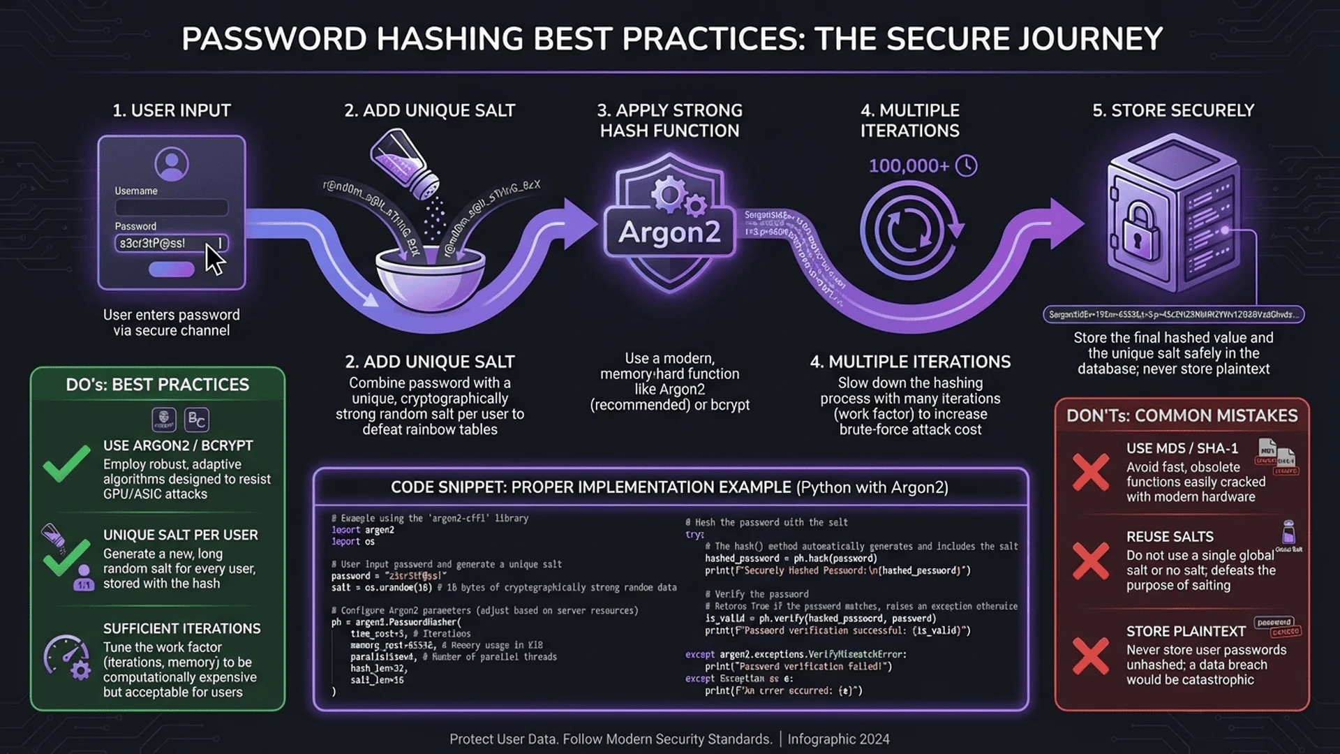 密碼雜湊最佳實踐