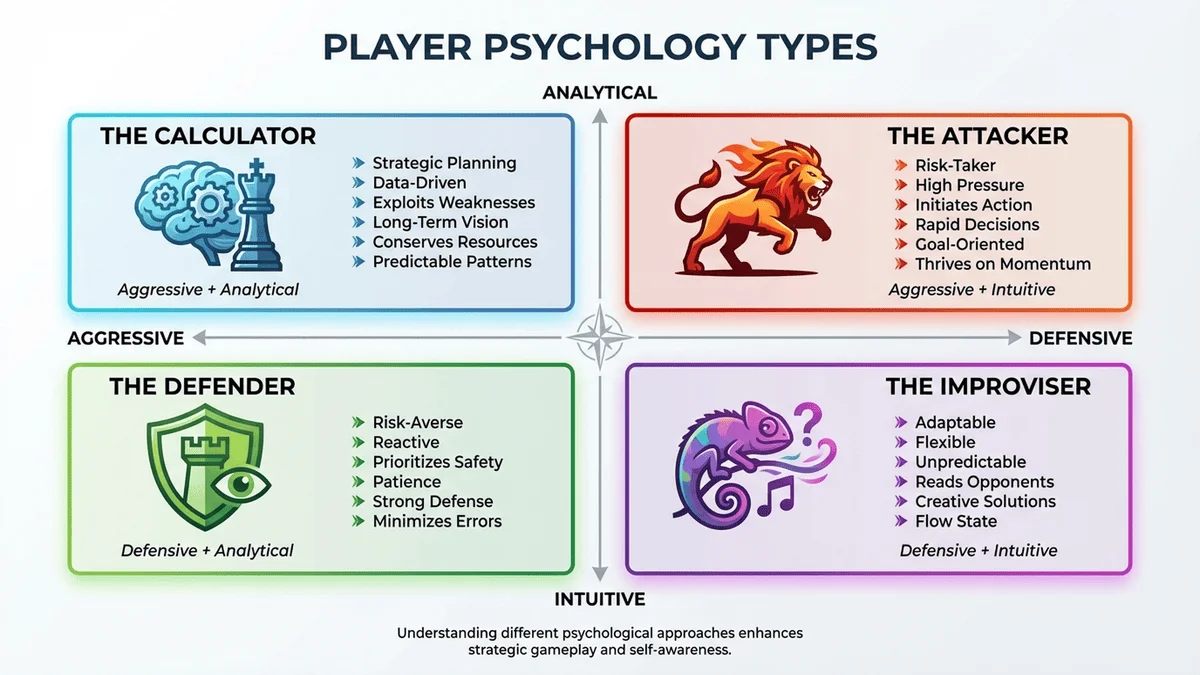 玩家心理類型分析圖