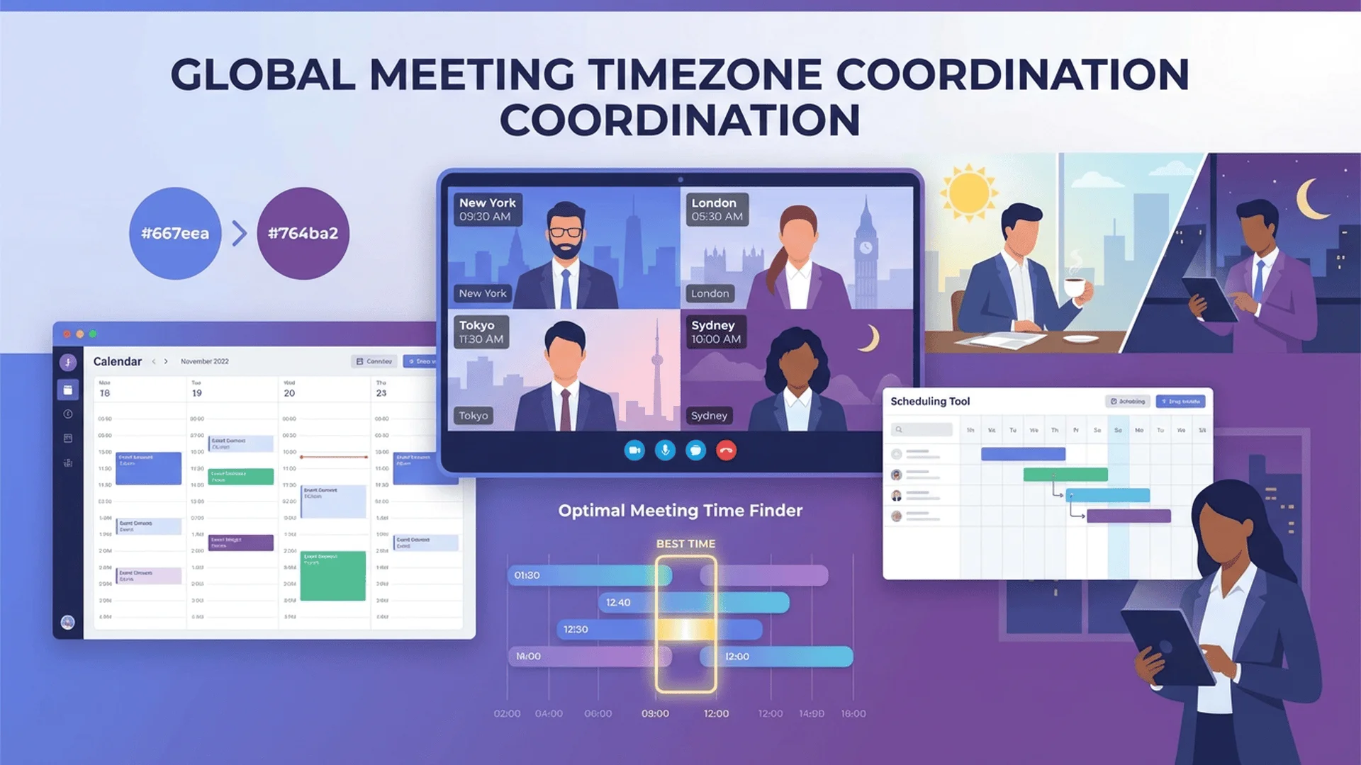 商務會議與國際協作時區規劃實戰