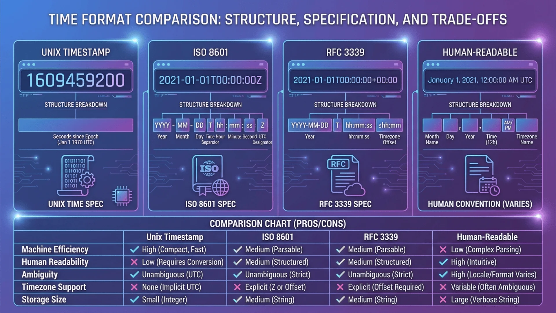 ISO 8601時間格式標準與RFC 3339規範